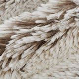Cuddle Fabric Luxe Frosted Shaggy Cocoa/Snow 58/60