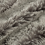 Luxe Cuddle Frosted Shaggy Graphite Fabric 58/60"