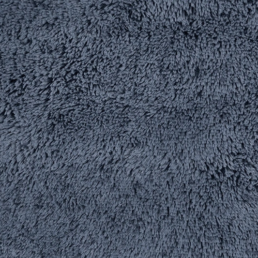 Minky Fabric Luxe Cuddle Frosted Shaggy Navy/Bluebell 58/60