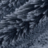 Minky Fabric Luxe Cuddle Frosted Shaggy Navy/Bluebell 58/60