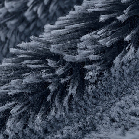 Minky Fabric Luxe Cuddle Frosted Shaggy Navy/Bluebell 58/60
