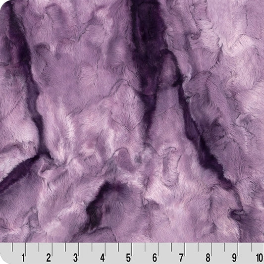 Polyester Cuddle Fabric Elderberry Luxe Cuddle Galaxy 58/60"