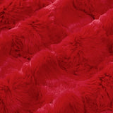Polyester Cuddle Fabric Luxe Cuddle Glacier Cardinal 58-60"