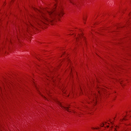 Polyester Cuddle Fabric Luxe Cuddle Glacier Cardinal 58-60"
