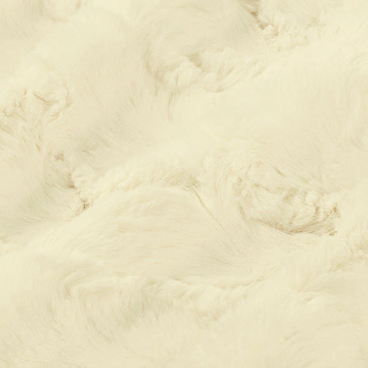 Polyester Cuddle Fabric Luxe Cuddle Glacier Ivory 58-60