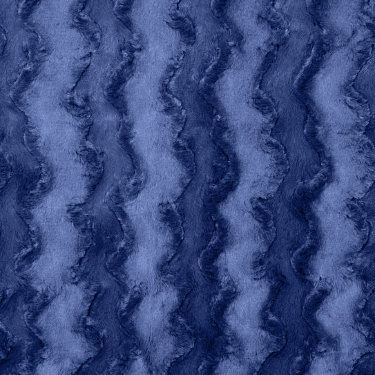 Luxe Cuddle Glacier Navy Fabric 58-60"