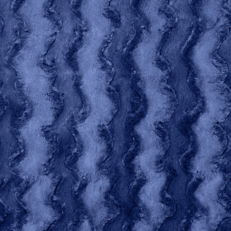 Luxe Cuddle Glacier Navy Fabric 58-60"