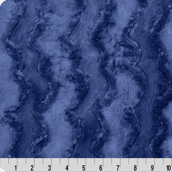 Luxe Cuddle Glacier Navy Fabric 58-60"