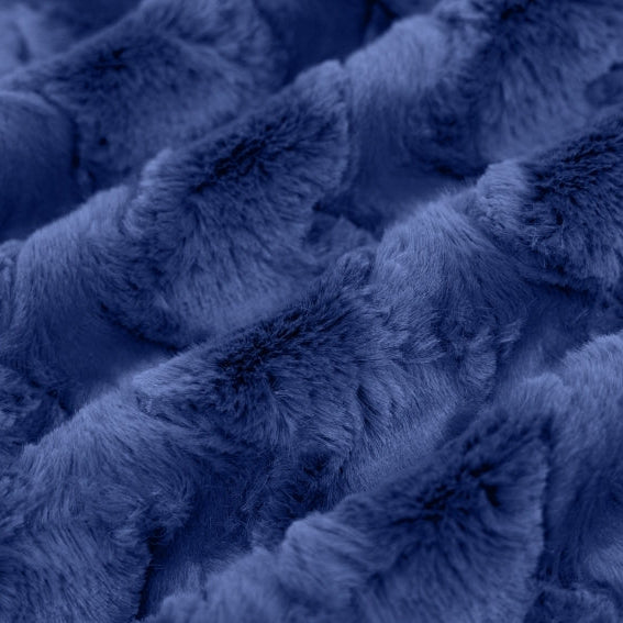 Luxe Cuddle Glacier Navy Fabric 58-60"