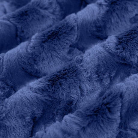 Luxe Cuddle Glacier Navy Fabric 58-60"