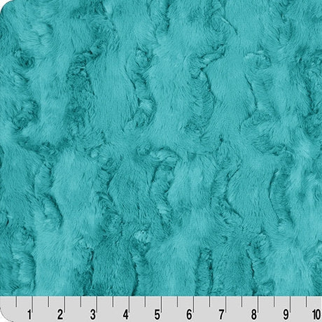 Luxe Cuddle Glacier Teal Fabric 58-60"