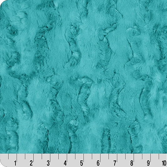 Luxe Cuddle Glacier Teal Fabric 58-60"