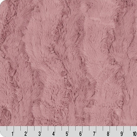 Luxe Cuddle Glacier Woodrose Fabric 58-60"