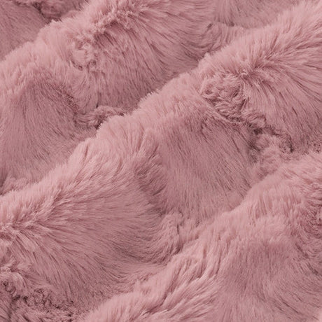 Luxe Cuddle Glacier Woodrose Fabric 58-60"