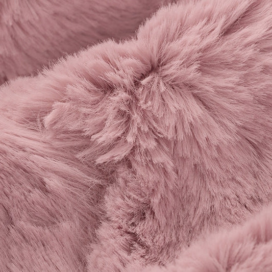 Luxe Cuddle Glacier Woodrose Fabric 58-60"