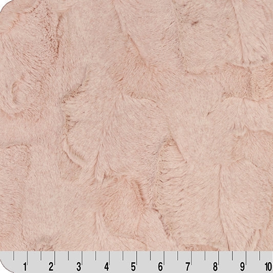 Luxe Cuddle Heather Rosewater Fabric 58-60"