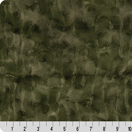 Luxe Cuddle Luna Loden Fabric by the Yard