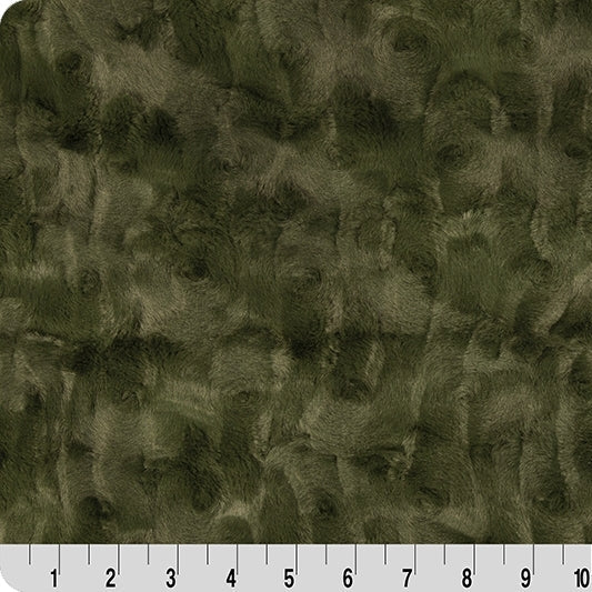 Luxe Cuddle Luna Loden Fabric by the Yard