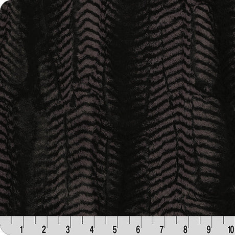 Black Luxe Cuddle Mamba Fabric 58/60"