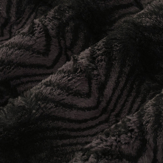 Black Luxe Cuddle Mamba Fabric 58/60"