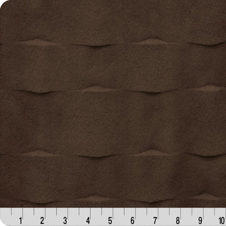 Minky Plush Fabric Luxe Cuddle Marbella Truffle 58-60