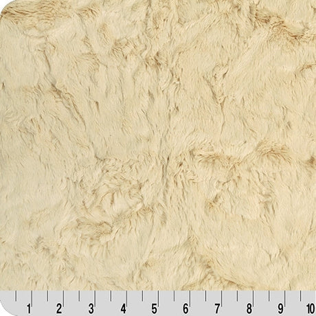 Polyester Cuddle Fabric Luxe Cuddle Marble Beige 58-60"