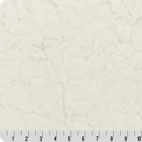 Luxe Cuddle Marble Ivory Fabric 58-60"