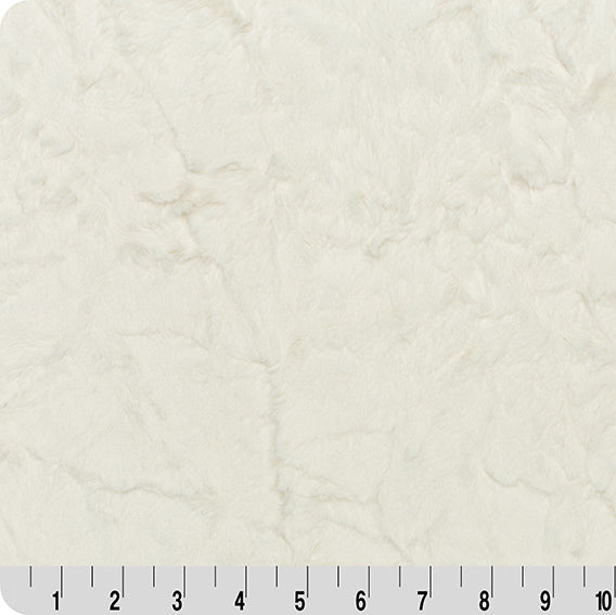 Luxe Cuddle Marble Ivory Fabric 58-60"
