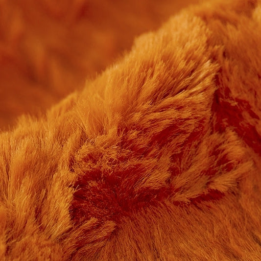 Luxe Cuddle Marble Rust Fabric