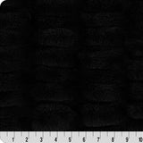 Luxe Cuddle Milan Black Stretch Fabric by the Yard