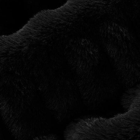 Luxe Cuddle Milan Black Stretch Fabric by the Yard