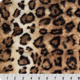 Luxe Cuddle Fabric Camel/Black Milan Bobcat 58"/60"