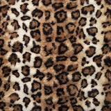 Luxe Cuddle Fabric Camel/Black Milan Bobcat 58"/60"