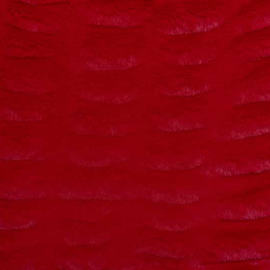 Luxe Cuddle Milan Cardinal Fabric by the Yard