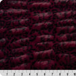 Luxe Cuddle Milan Cheetah Fabric Merlot Per Yard
