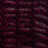 Luxe Cuddle Milan Cheetah Fabric Merlot Per Yard