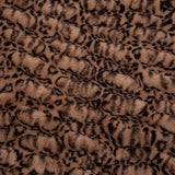 Luxe Cuddle Milan Cheetah Fabric Swiss Chocolate Per Yard