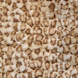 Luxe Cuddle Fabric Milan Clouded Leopard French Oak