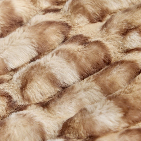 Luxe Cuddle Fabric Milan Clouded Leopard French Oak