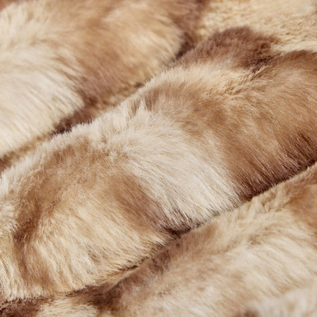 Luxe Cuddle Fabric Milan Clouded Leopard French Oak