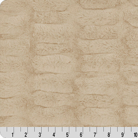 Luxe Cuddle Milan Eggshell Fabric by the Yard