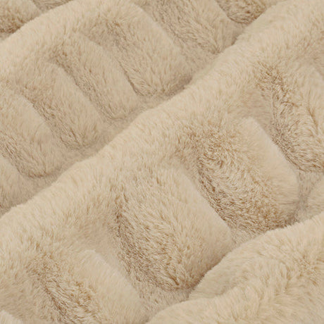 Luxe Cuddle Milan Eggshell Fabric by the Yard
