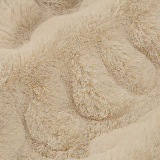 Luxe Cuddle Milan Eggshell Fabric by the Yard