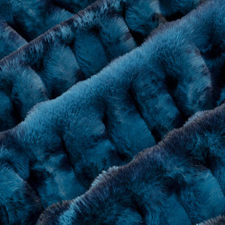 Luxe Cuddle Milan Enzo Dark Sea Fabric 58/60"