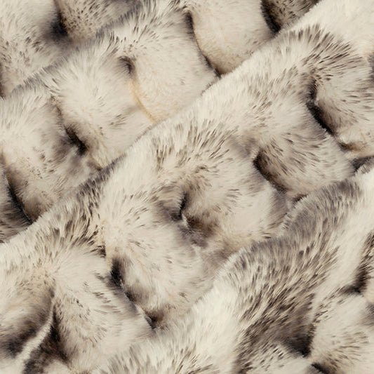 Luxe Cuddle Milan Enzo Abstract Fabric 58/60" Husky