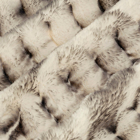 Luxe Cuddle Milan Enzo Abstract Fabric 58/60" Husky