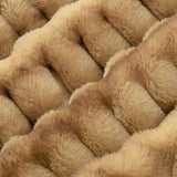Luxe Cuddle Milan Enzo Mocha Fabric by the Yard