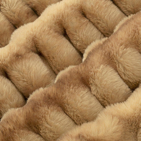 Luxe Cuddle Milan Enzo Mocha Fabric by the Yard
