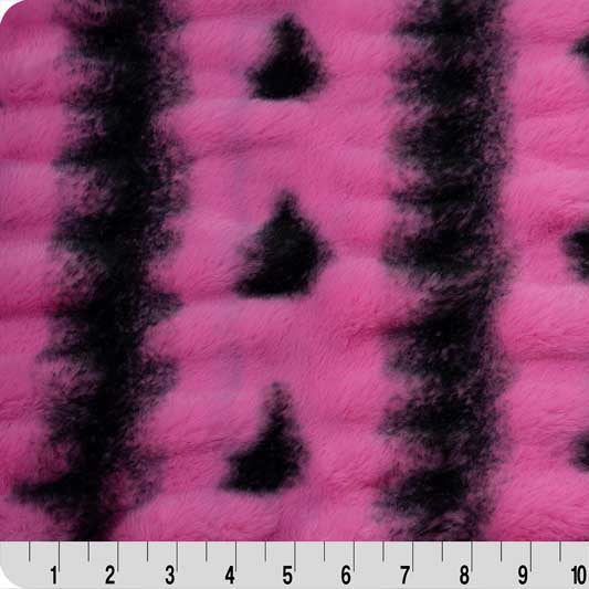 Luxe Cuddle Milan Luca Think Pink Fabric by the Yard