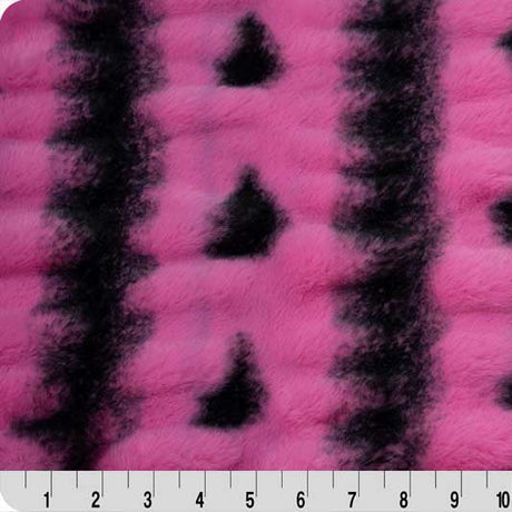 Luxe Cuddle Milan Luca Think Pink Fabric by the Yard